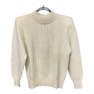 Vintage Dead stock Hasting & Smith knit cream sweater size SP